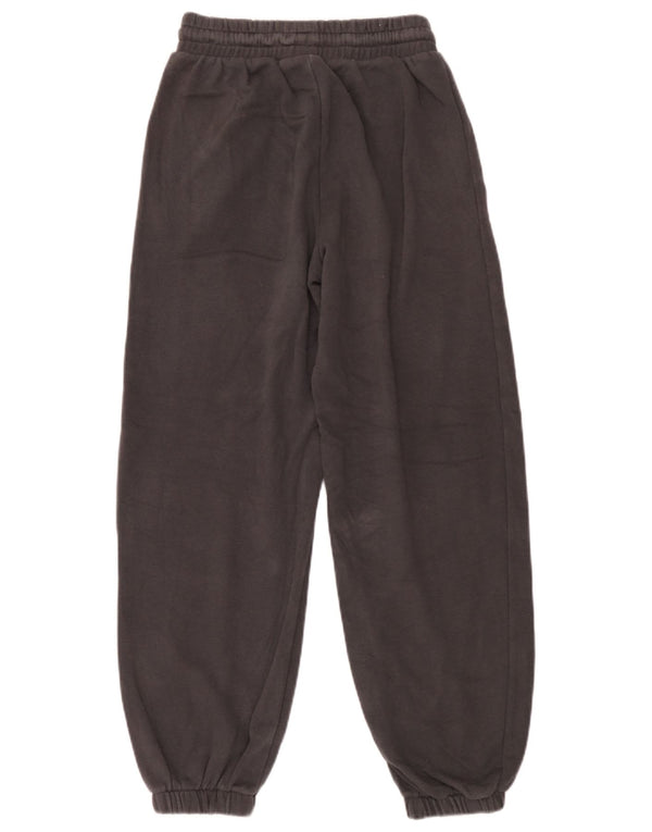 Adidas Womens Tracksuit Trousers Joggers UK 10 Small Grey Cotton