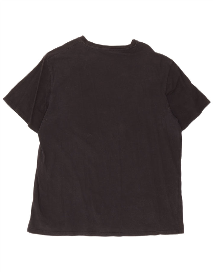 Ted Baker Mens T-Shirt Top Large Black Cotton