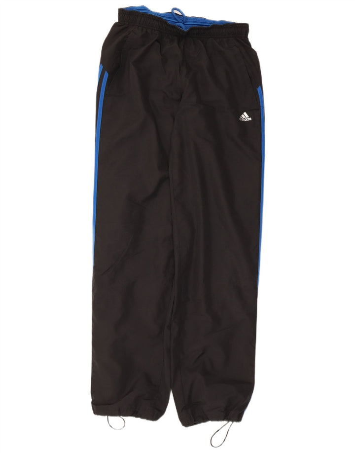 Adidas Mens Tracksuit Trousers Joggers Small  Black Polyester
