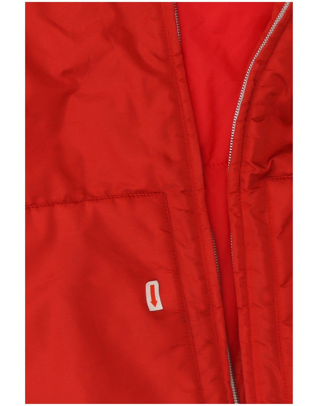 ELLESSE Womens Oversized Padded Gilet UK 10 Small Red