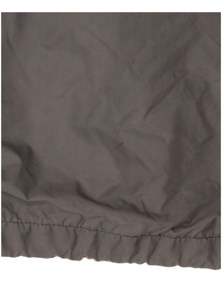 Champion Mens Hooded Oversized Rain Jacket UK 38 Medium Grey