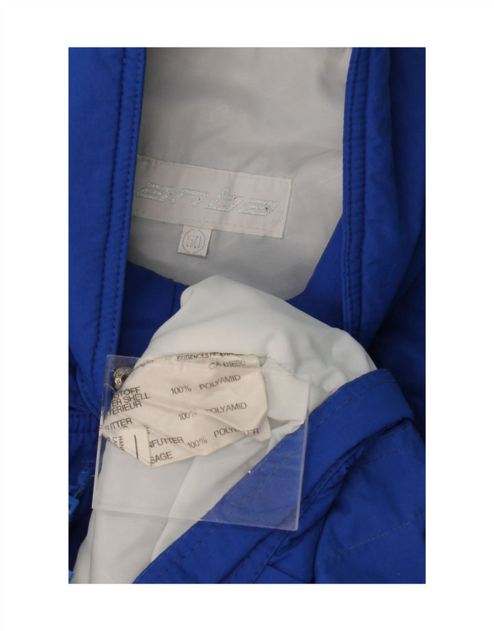 ANBA Womens Oversized Ski Jacket IT 50 XL Blue Polyamide Vintage Anba and Second-Hand Anba from Messina Hembry 