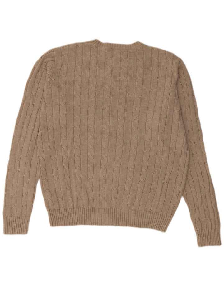 Marks & Spencer Mens Blue Harbour Crew Neck Jumper Sweater Large Grey