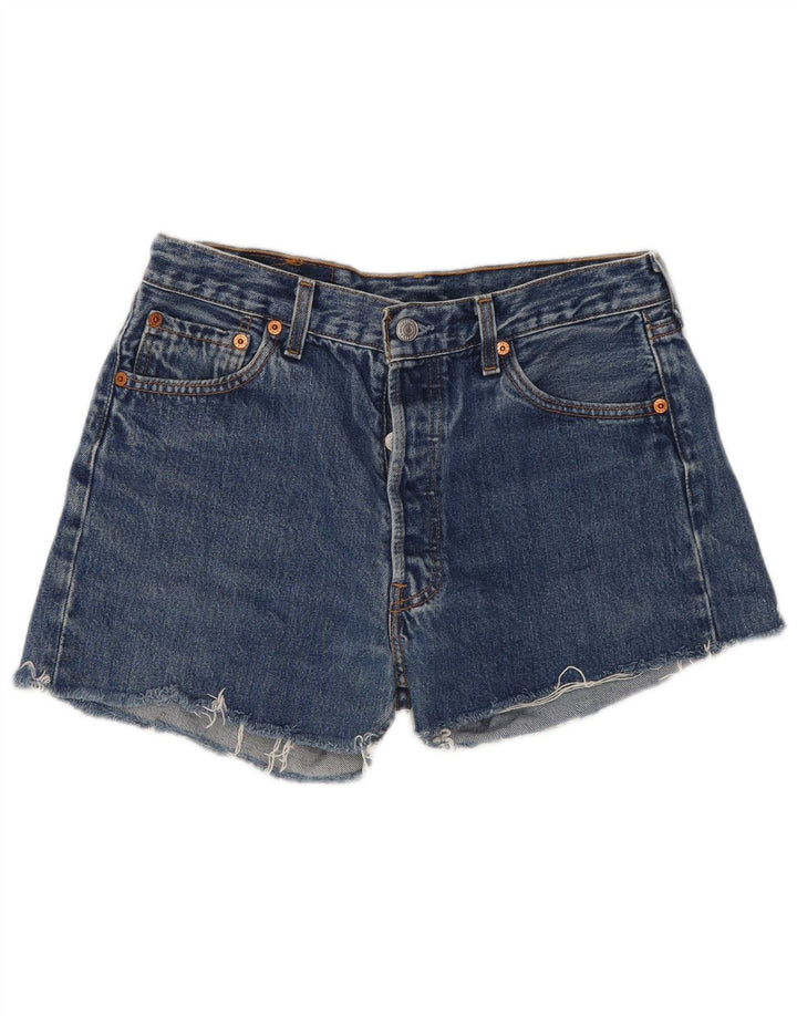 Levi's Womens 501 Denim Shorts W30 Medium Blue Cotton