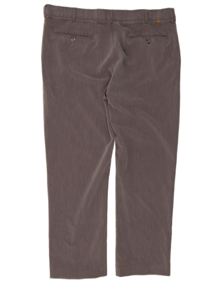 Farah Mens Classic Fit Suit Trousers W38 L29 Grey Polyester