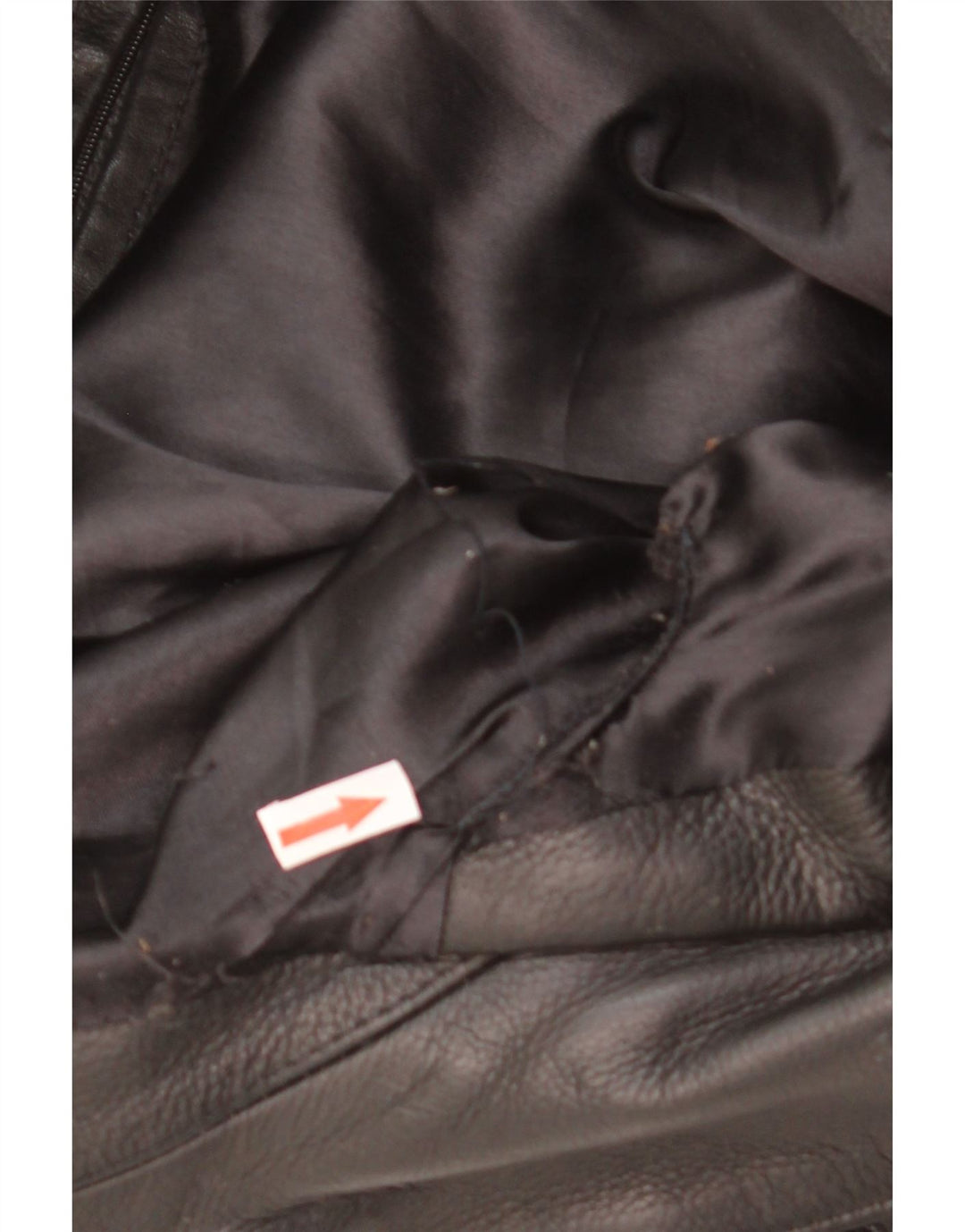 Vintage Mens Biker Leather Jacket UK 38 Medium Black Leather