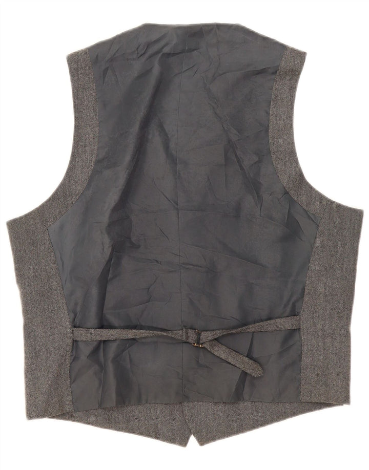 Marks & Spencer Mens Waistcoat Large Grey Wool