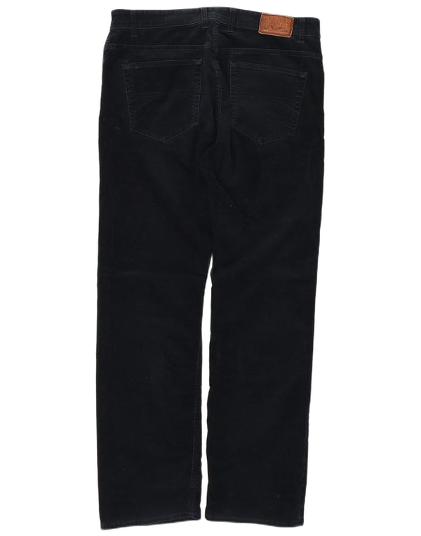 GANT Mens Jason Regular Fit Corduroy Trousers W36 L34  Navy Blue Cotton