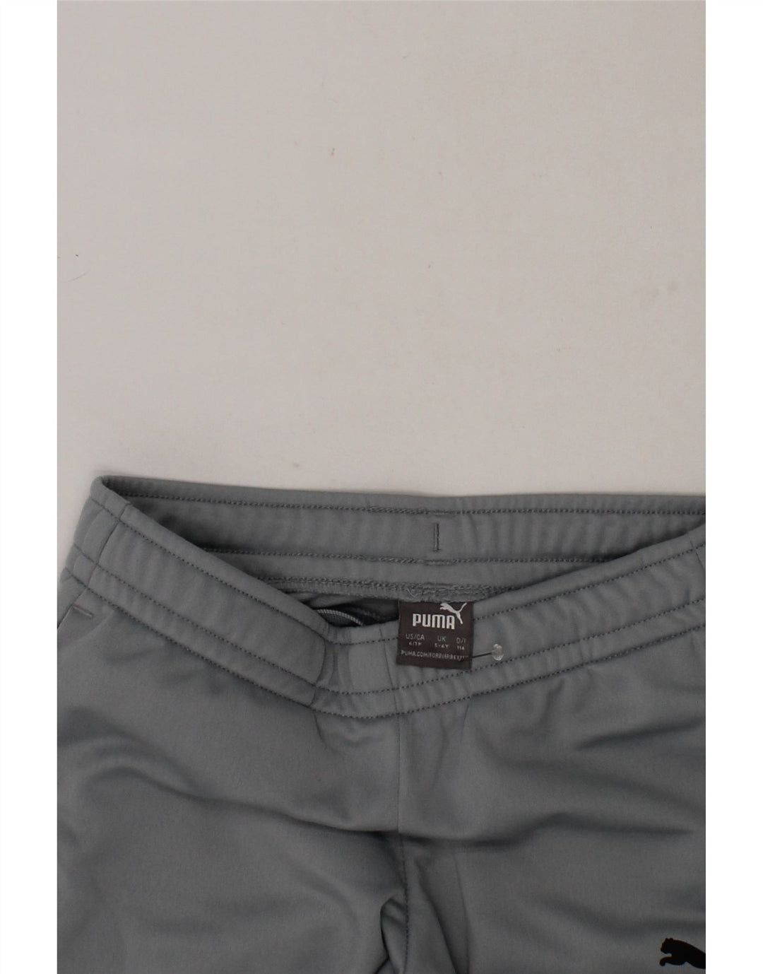 PUMA Boys Tracksuit Trousers 5-6 Years  Grey Polyester Vintage Puma and Second-Hand Puma from Messina Hembry 