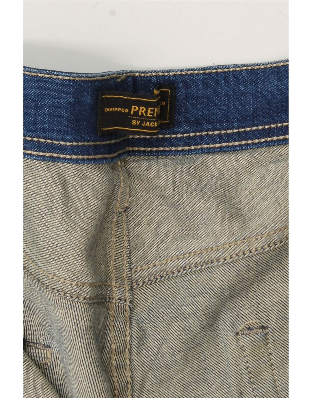 JACK & JONES Mens Straight Jeans W36 L27 Blue