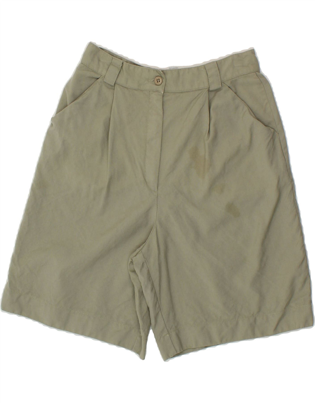 SUPERIOR Womens Casual Shorts IT 42 Medium W26 Green Wool Vintage Superior and Second-Hand Superior from Messina Hembry 
