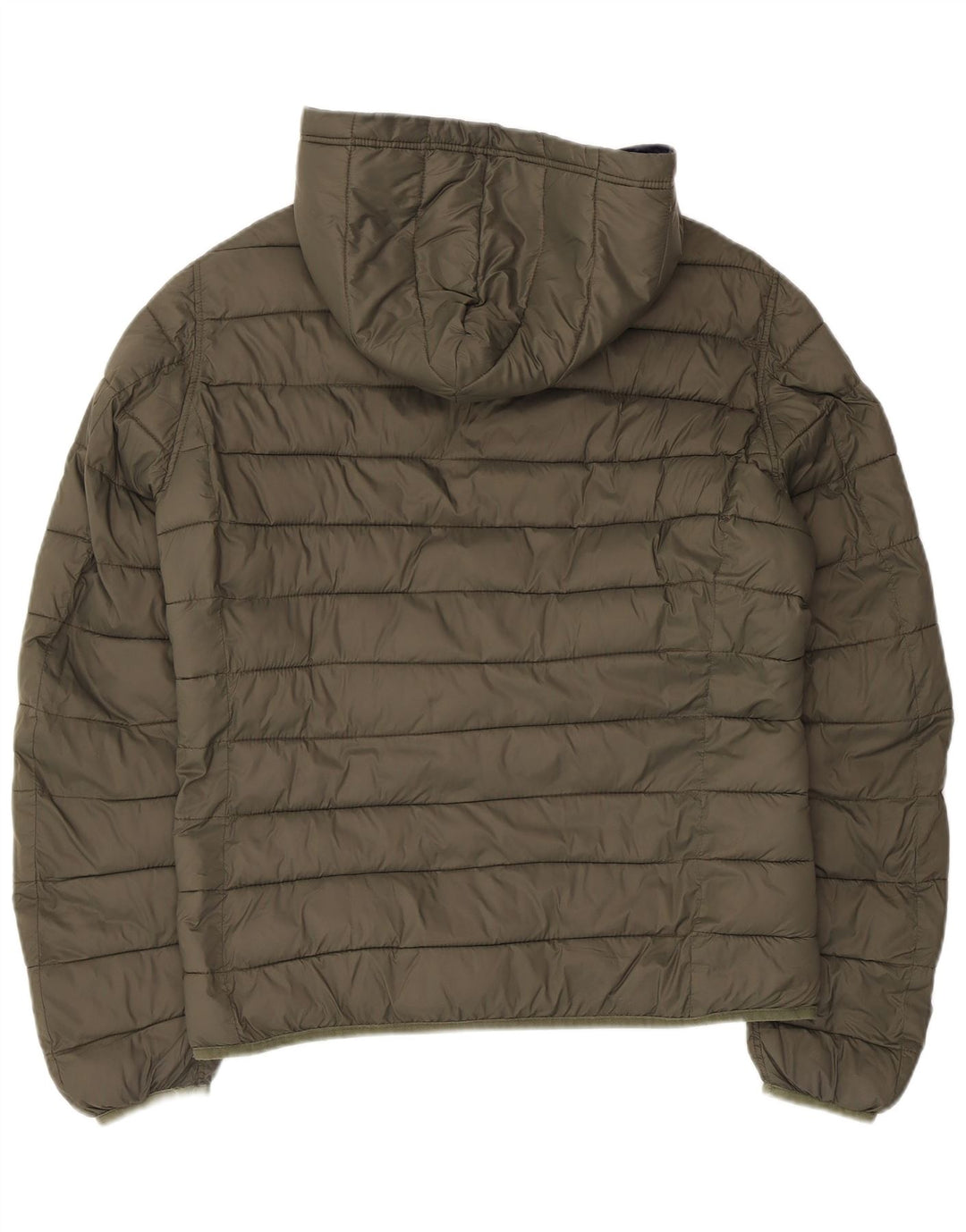 U.S. Polo Assn. Mens Hooded Reversible Padded Jacket UK 38 Medium Khaki