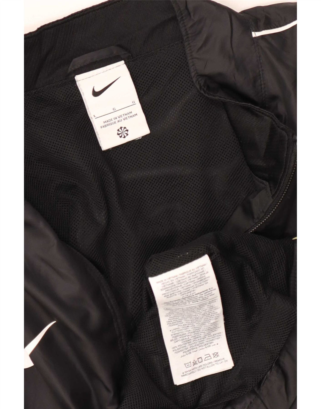 Nike Mens Bedmond F.C. Tracksuit Top Jacket Large Black Polyester