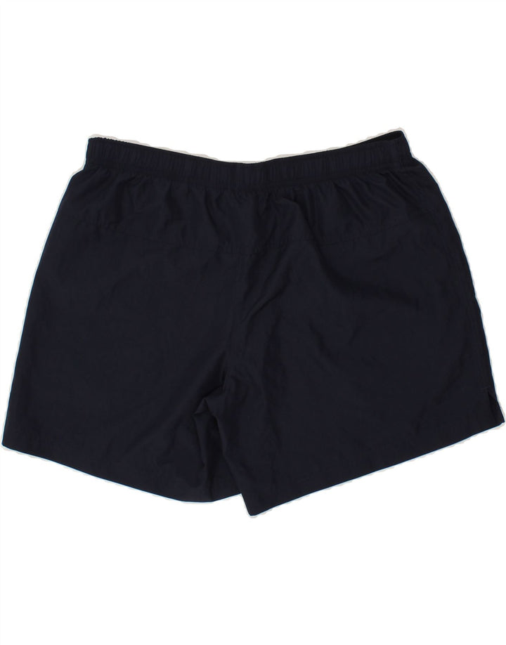 CHAMPION Womens Sport Shorts UK 16 Large Navy Blue Polyester Vintage Champion and Second-Hand Champion from Messina Hembry 