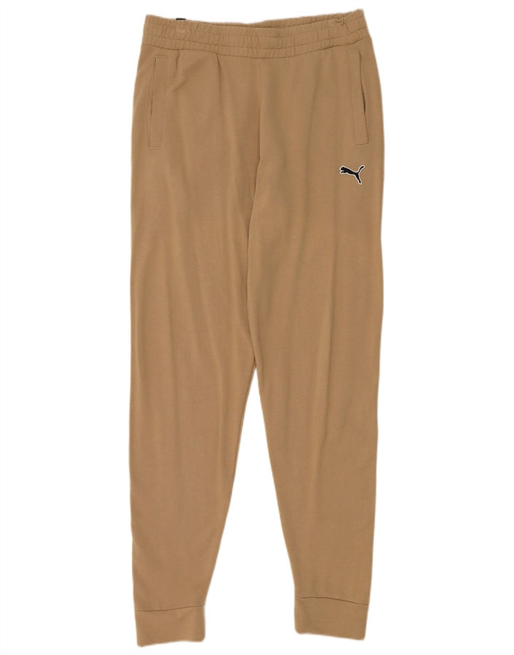 Puma Womens Tracksuit Trousers Joggers UK 14 Medium  Beige