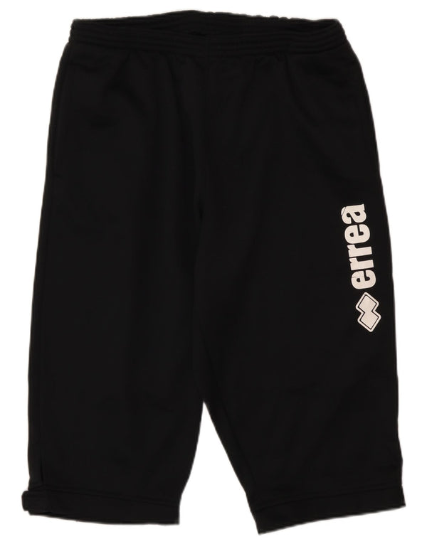 Errea Mens Graphic Bermuda Sport Shorts Medium  Black Polyester