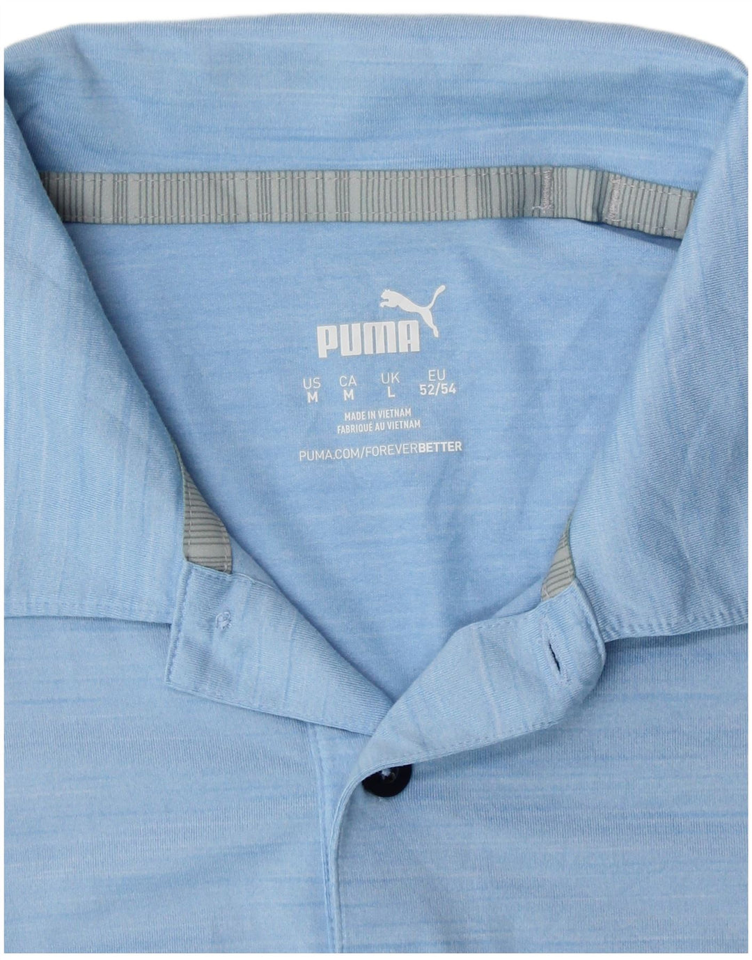 PUMA Mens Polo Shirt Medium Blue
