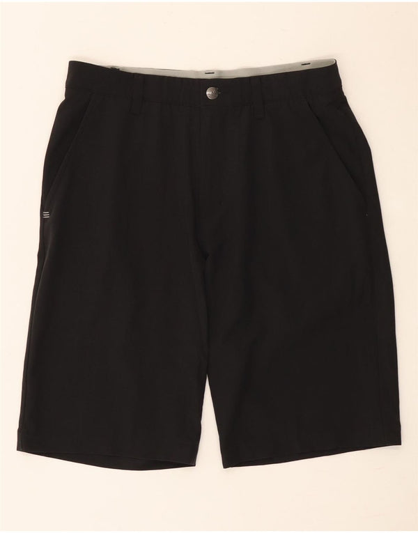 Adidas Mens Chino Shorts W28 Small Black Polyester