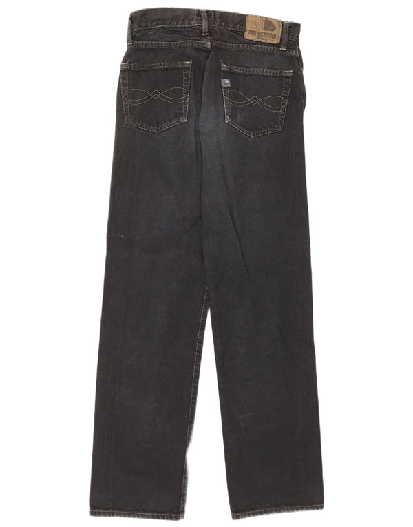 Americanino Mens High Waist Jeans W30 L31 Grey Cotton