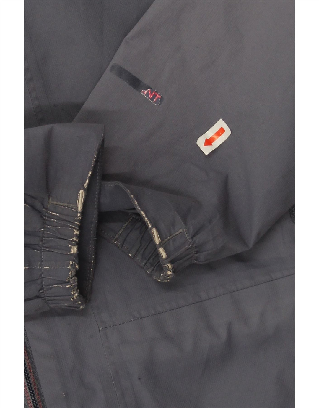 The North Face Womens Hooded Rain Jacket UK 6 XS Grey Polyester