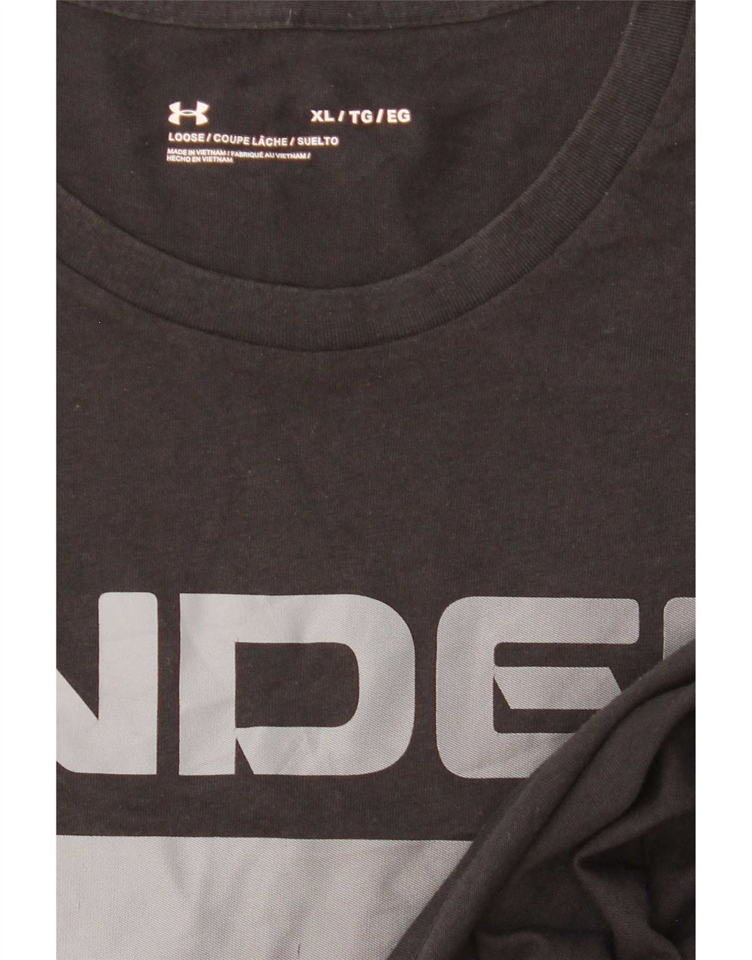 Under Armour Mens Graphic T-Shirt Top XL Black