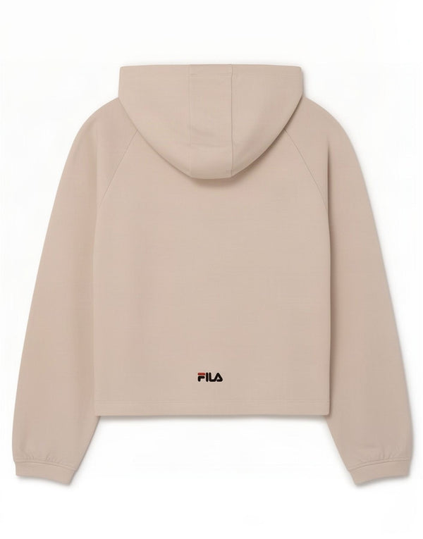 Fila Girls Graphic Hoodie Jumper 13-14 Years White Cotton