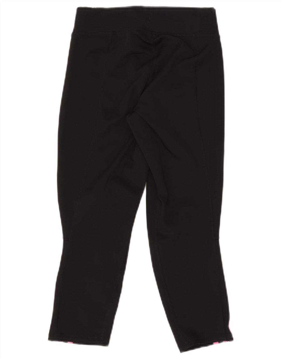 ADIDAS Womens Capri Leggings UK 4/6 XS  Black Polyester