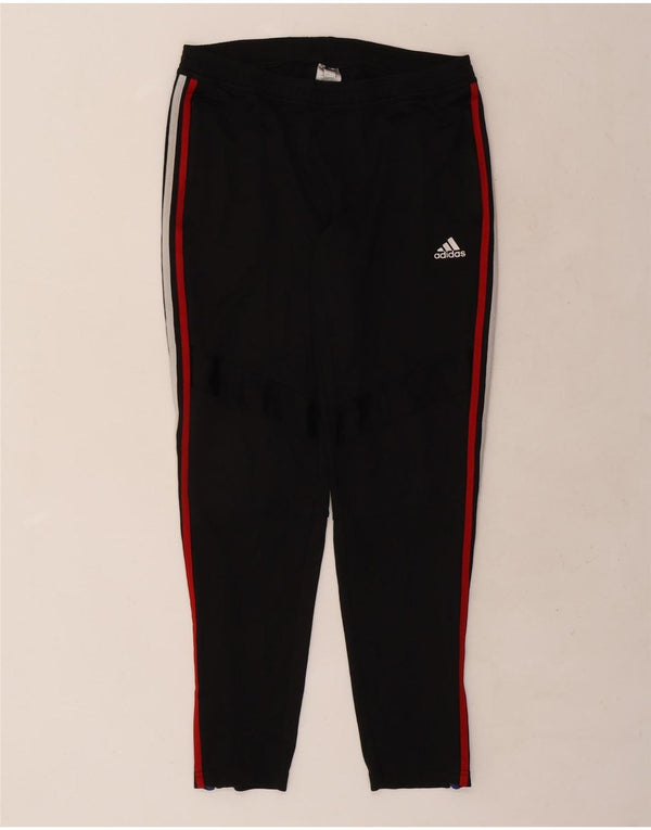 Adidas Womens Tracksuit Trousers UK 16/18 Large Black Polyester