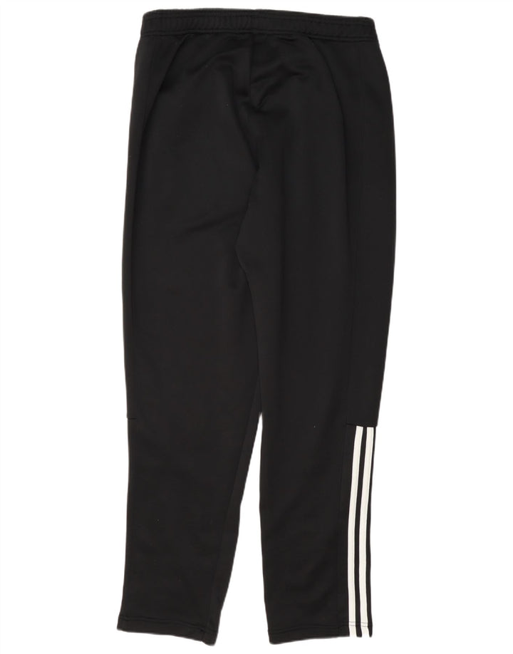 Adidas Mens Tracksuit Trousers Medium Black Polyester