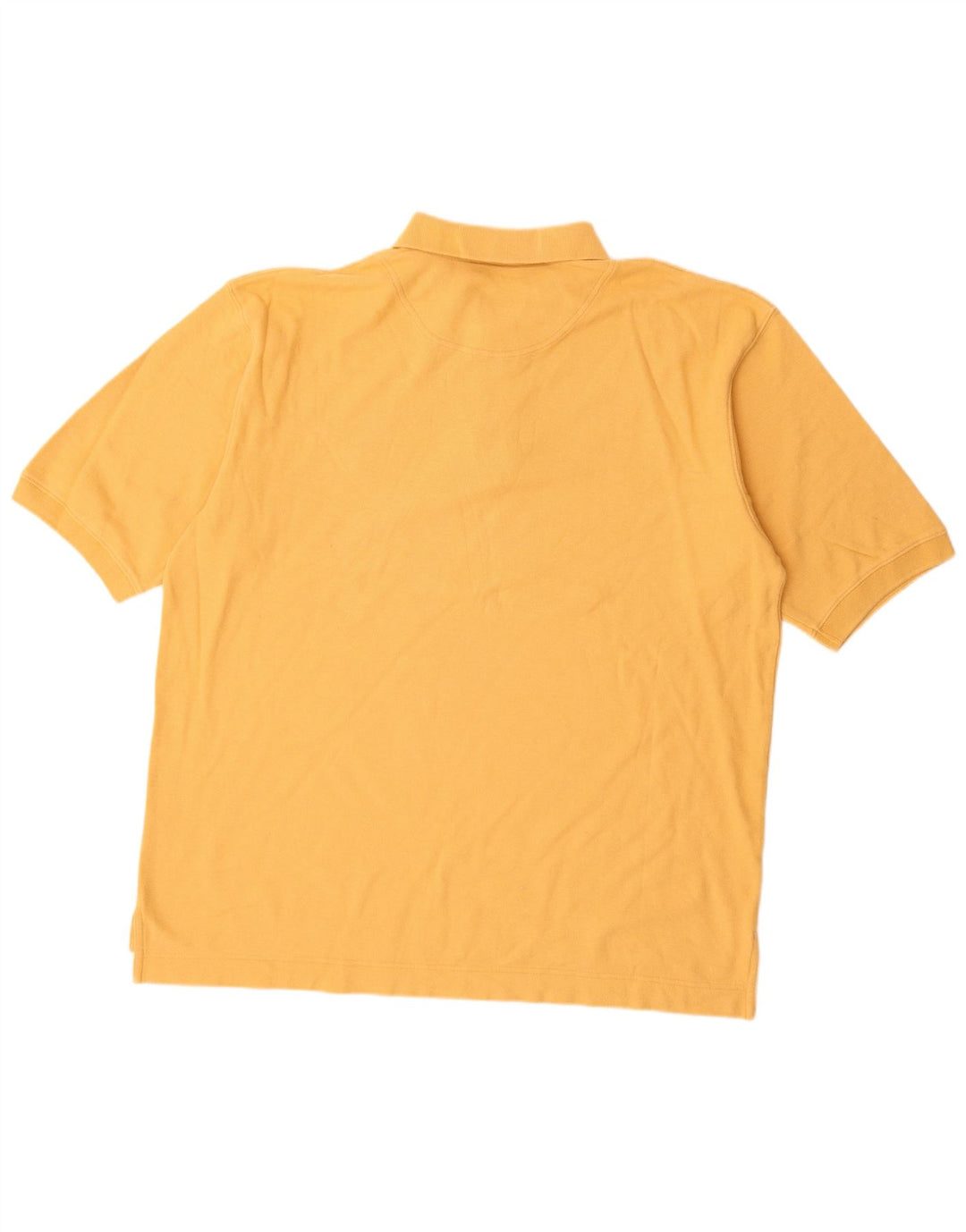 TIMBERLAND Mens Polo Shirt Large Yellow Cotton