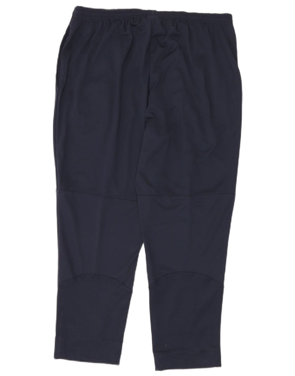 NIKE Womens Dri Fit Tracksuit Trousers UK 18 XL  Navy Blue