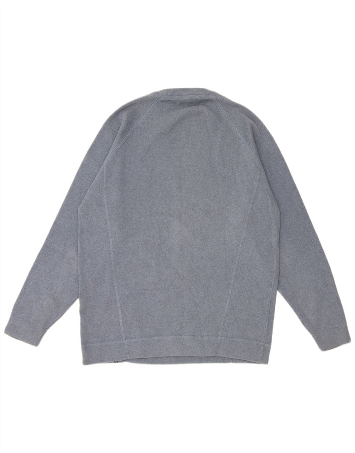 Marks & Spencer Mens Blue Harbour Crew Neck Jumper Sweater Medium Blue