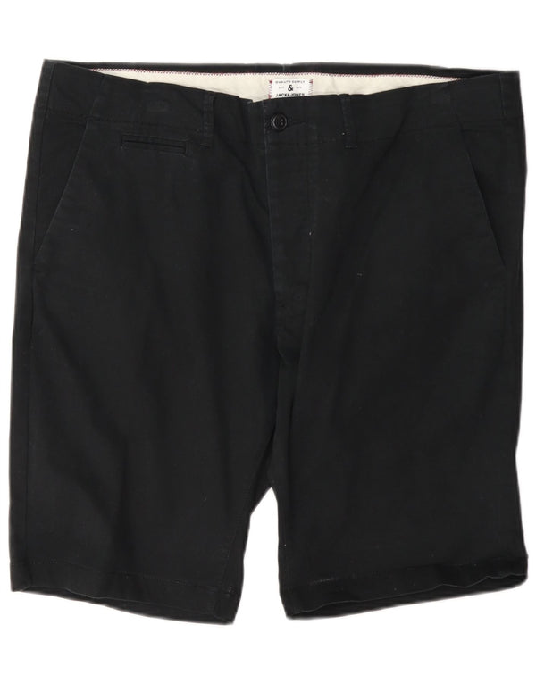 Jack & Jones Mens Chino Shorts XL W38 Black Cotton