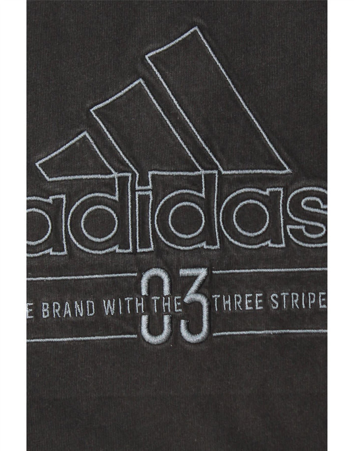 ADIDAS Mens Graphic T-Shirt Top Large Black