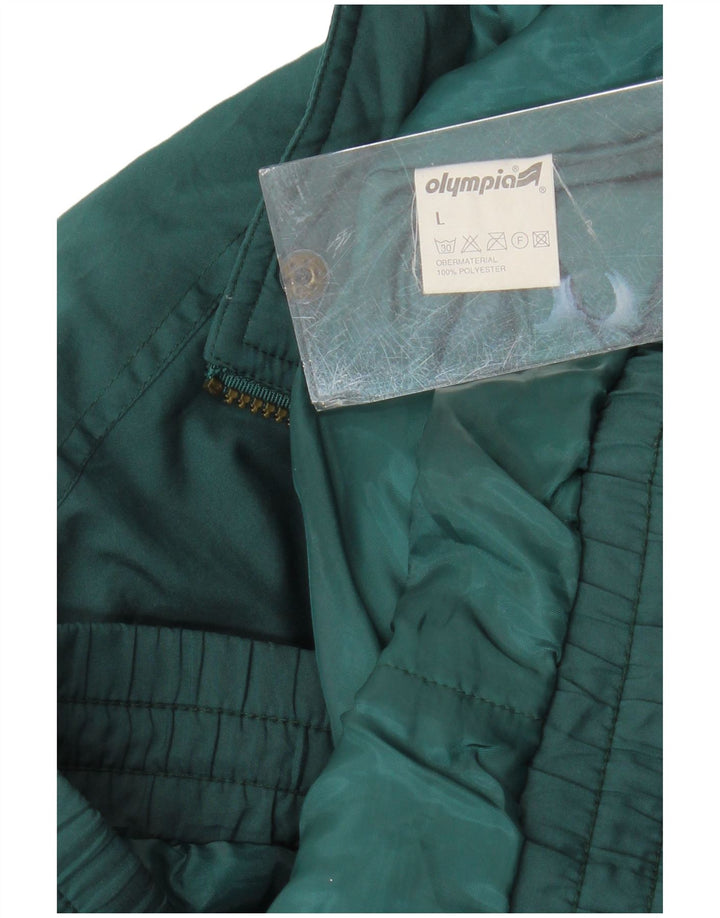 OLYMPIA Mens Gilet UK 40 Large Green Polyester