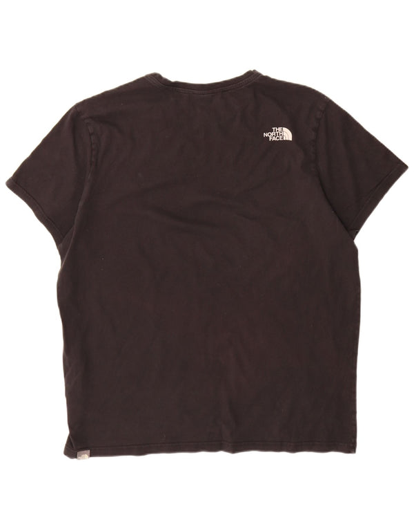 The North Face Mens T-Shirt Top XL Black Cotton