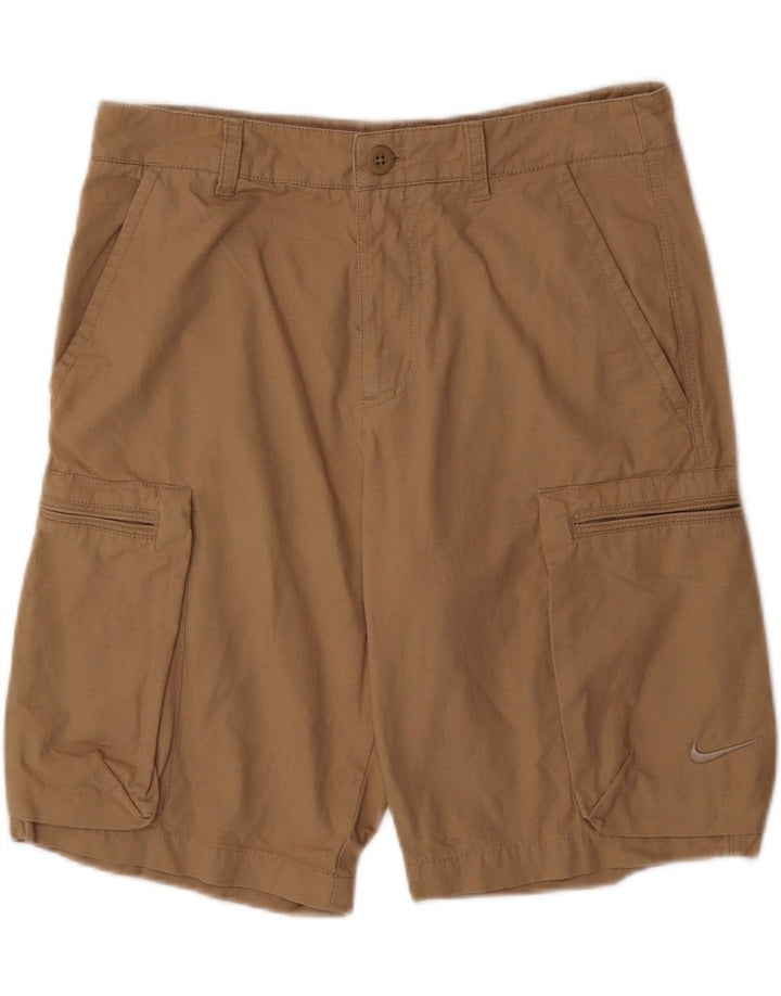 NIKE Mens Cargo Shorts W30 Medium Brown