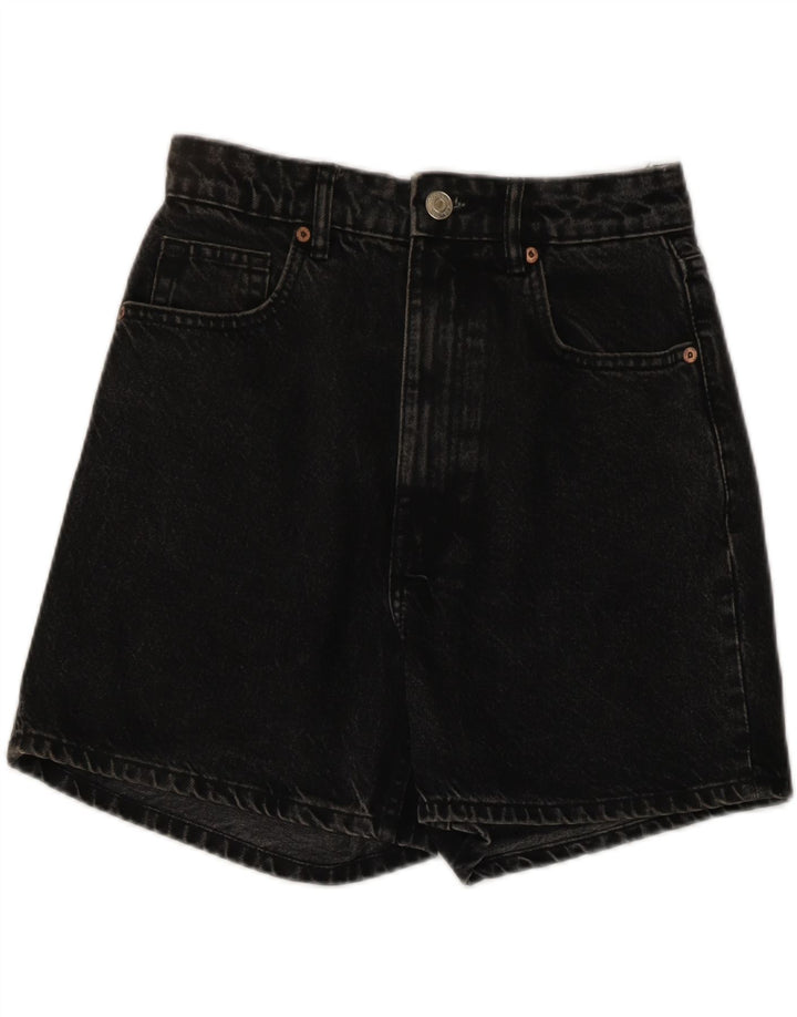ZARA Womens Denim Shorts EU 38 Small W28 Grey Cotton Vintage Zara and Second-Hand Zara from Messina Hembry 