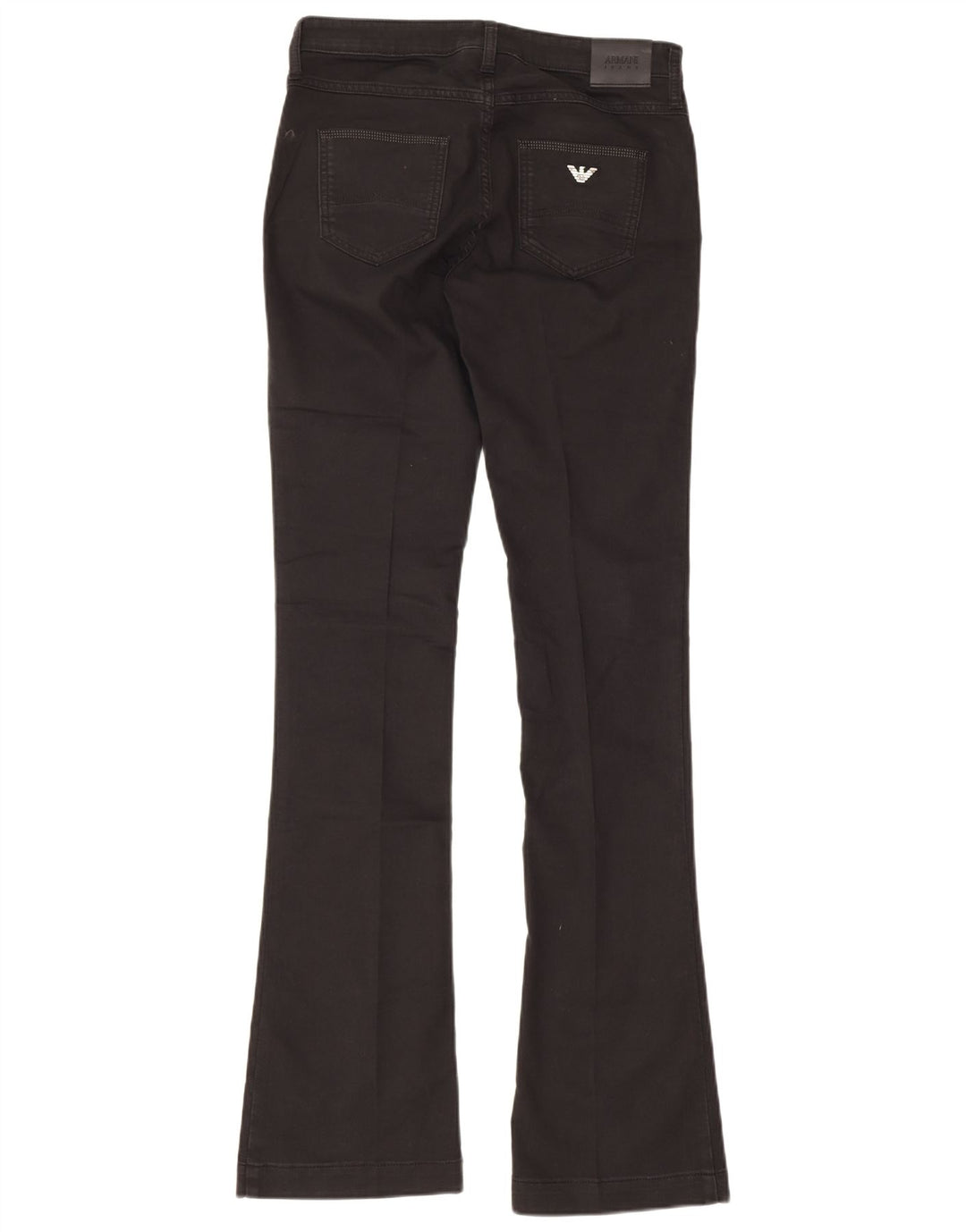 Armani Womens Flared Jeans W29 L35 Black Cotton