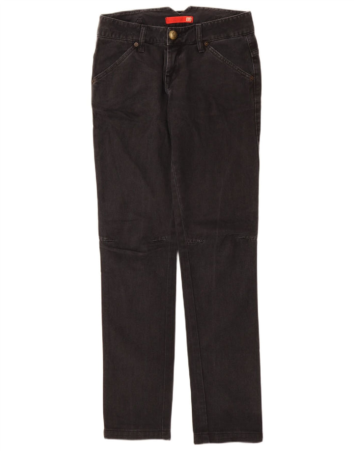 Liu Jo Womens Slim Jeans W27 L33 Black Cotton