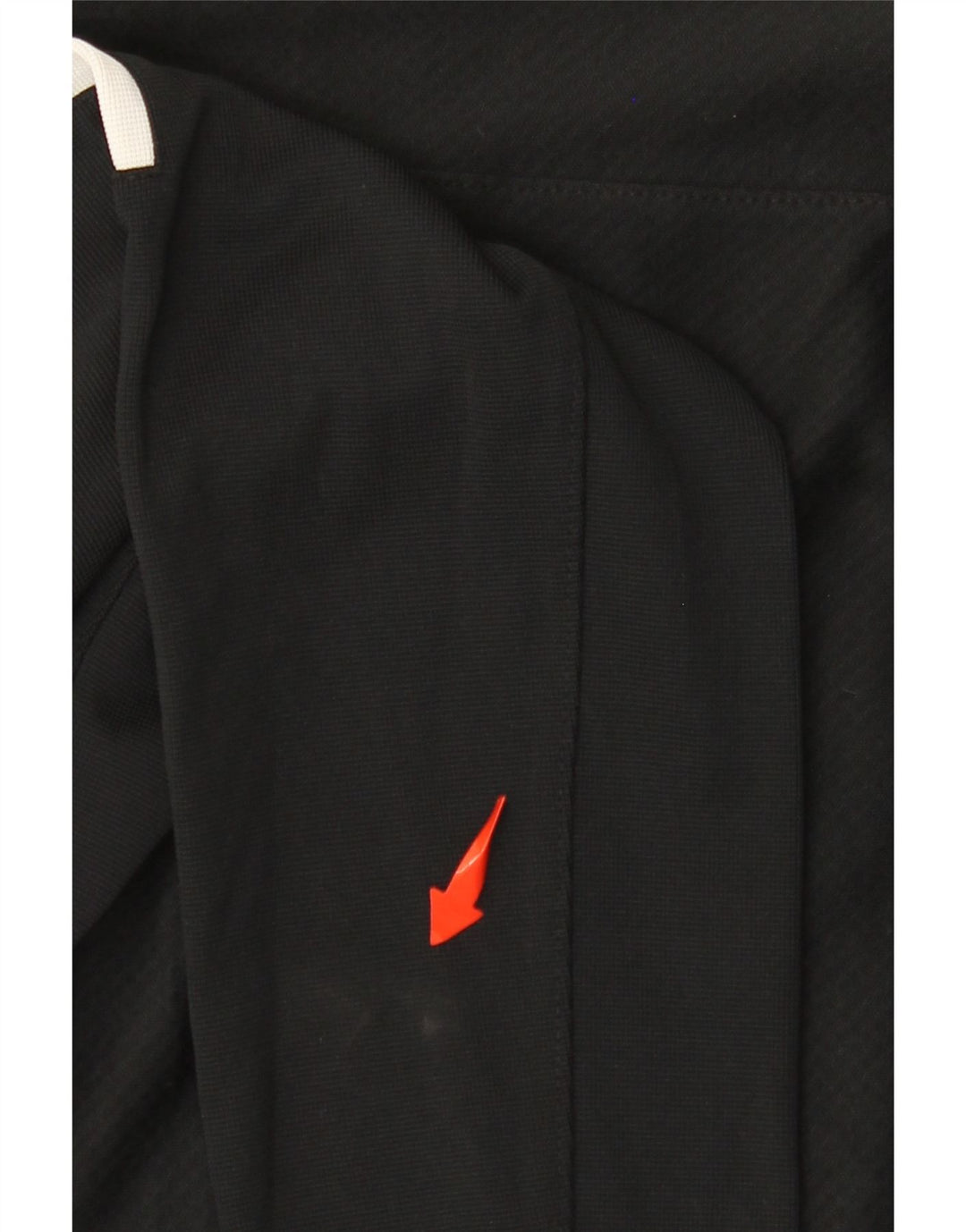 NIKE Mens Dri Fit Zip Neck Pullover Tracksuit Top Small Black Colourblock