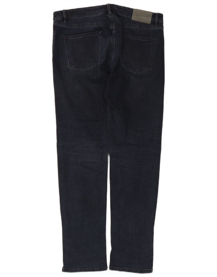 Massimo Dutti Mens Slim Jeans EU 40 Medium W31 L29 Navy Blue Cotton