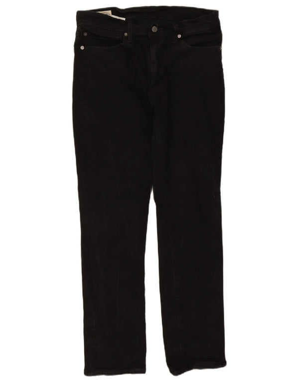 Levi's Mens 511 Slim Jeans W34 L29 Black Cotton