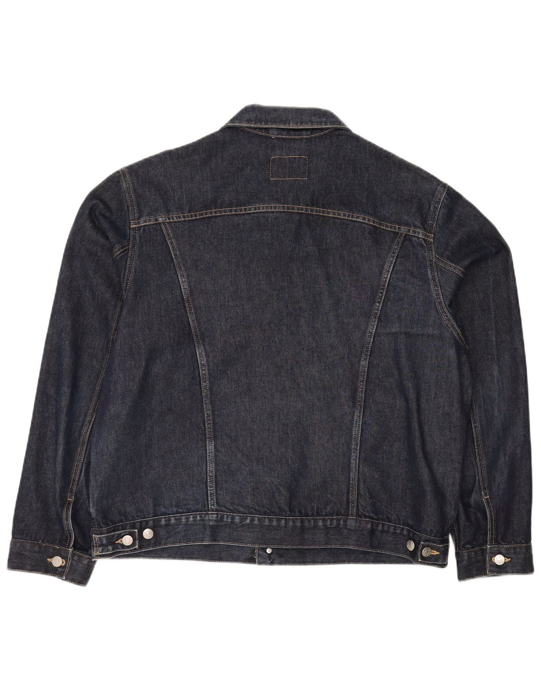 RIFLE Mens Denim Jacket UK 44 2XL Blue Cotton