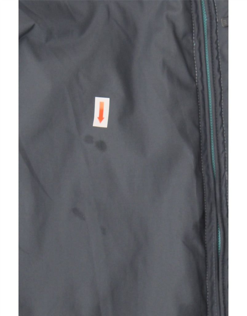 ADIDAS Mens Graphic Reversible Padded Gilet UK 38 Medium Grey Colourblock Vintage Adidas and Second-Hand Adidas from Messina Hembry 