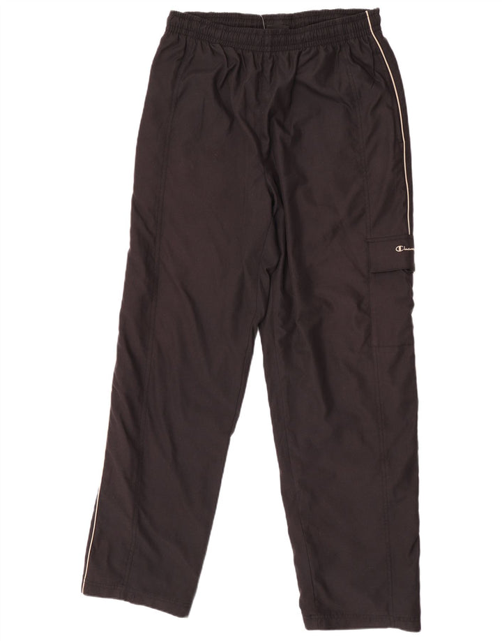 Champion Mens Tracksuit Trousers Large Black Polyester