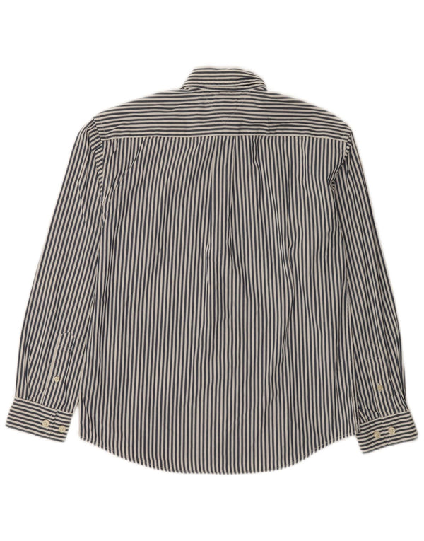 Tommy Hilfiger Boys Shirt 11-12 Years Medium  Blue Striped Cotton