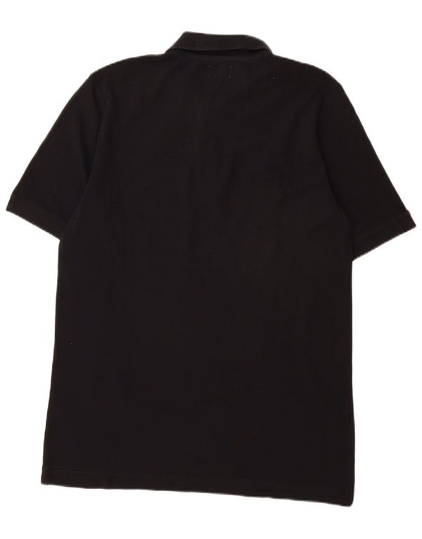 Kappa Mens Polo Shirt Large Black Cotton