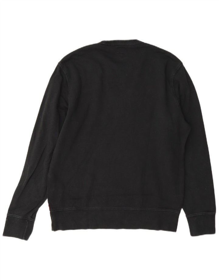 Levi's Womens Graphic Sweatshirt Jumper UK 10 Small Grey Cotton