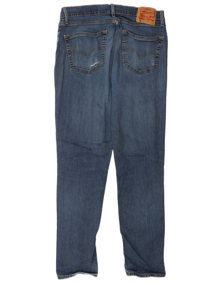 LEVI'S Mens 511 Slim Jeans W33 L32 Blue Cotton